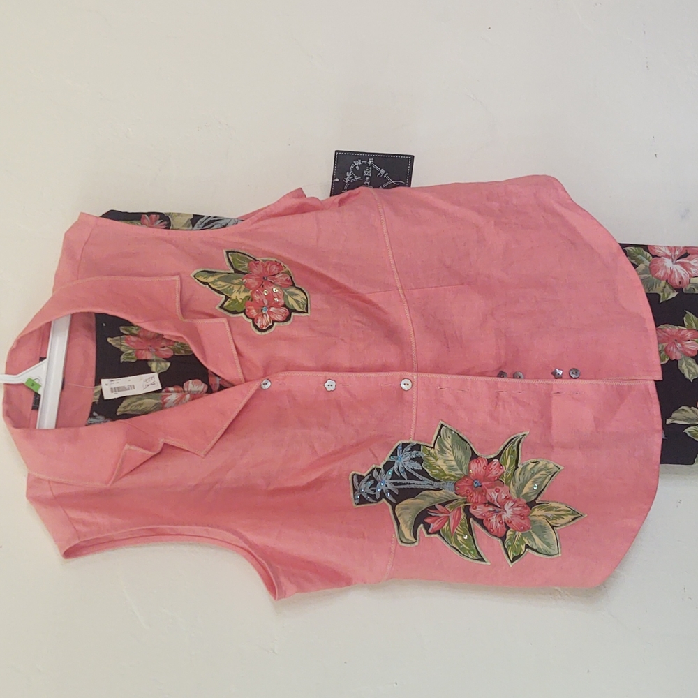 Twyla Blu XL Pant set. NWT The perfect tropical light summer outfit